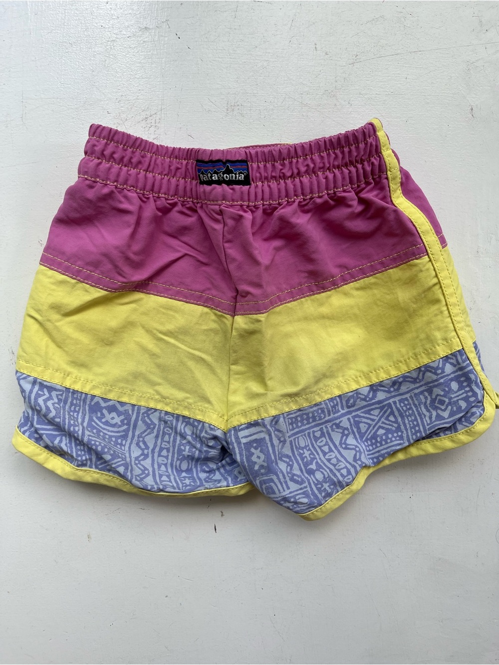 Patagonia Kids Girls Board shorts, Baggies, Swim Shorts in Pink, Yellow, Blue - Picture 2 of 3